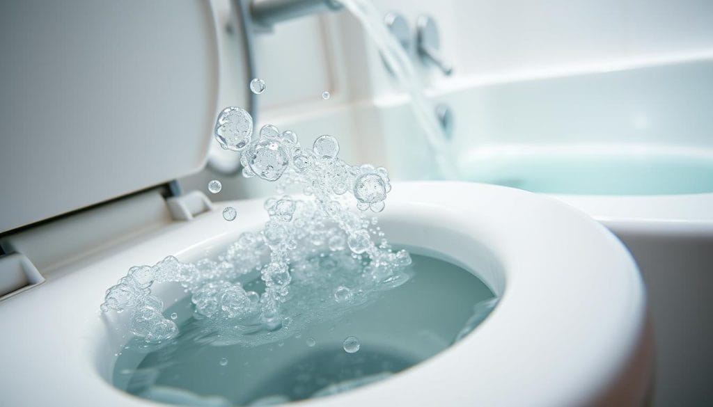 Toilet Bubbles When Tub Drains