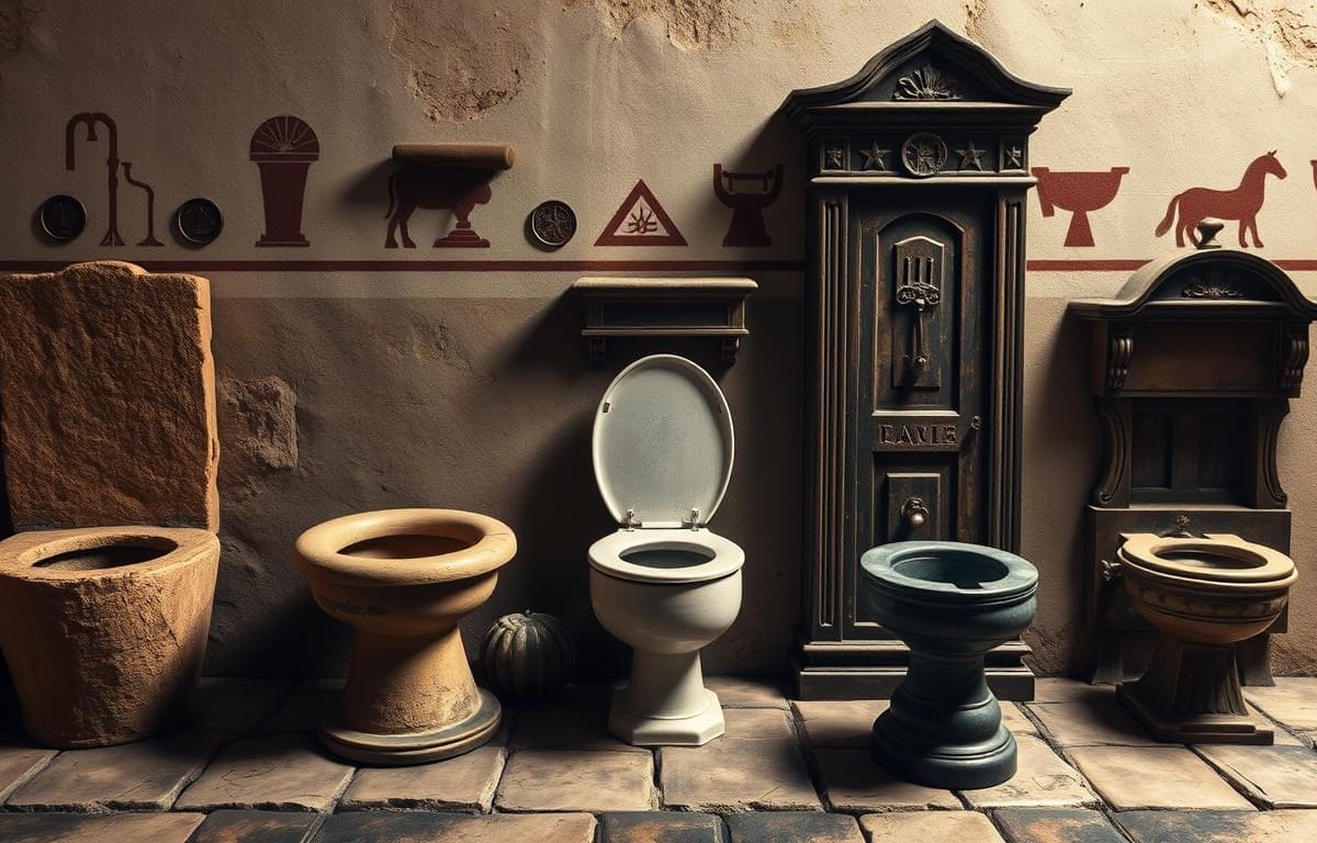 when was the toilet invented