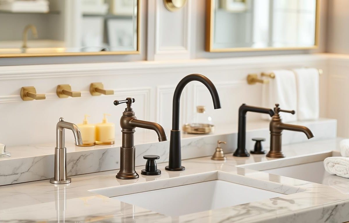 How to choose a bathroom faucet finish