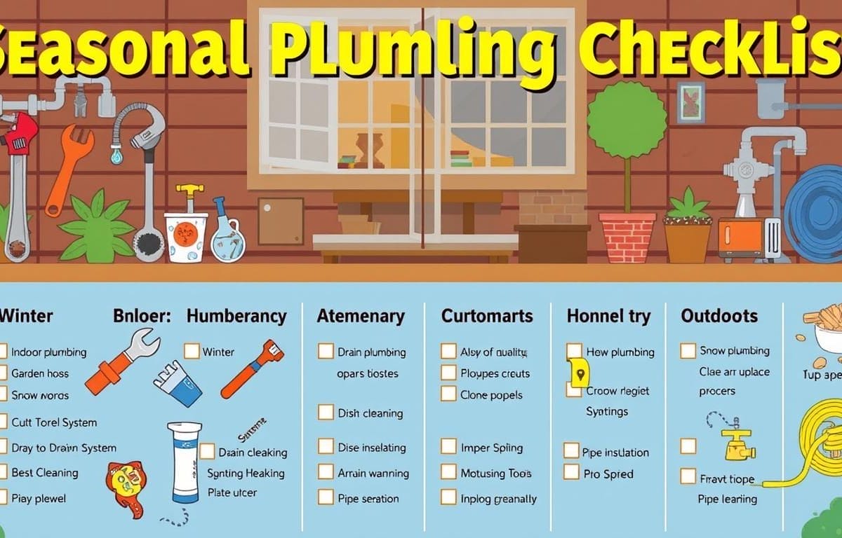 Seasonal plumbing checklist for homeowners
