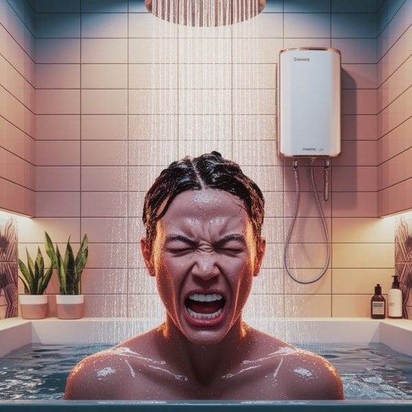 why does my tankless water heater go cold in the middle of a shower
