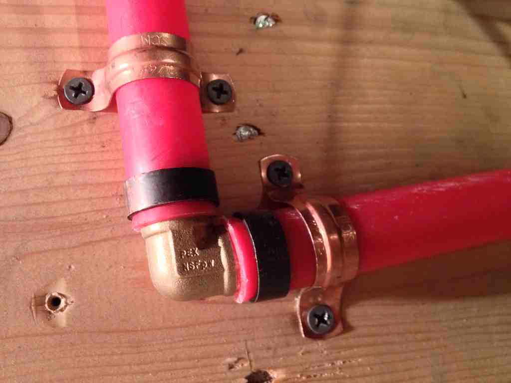 how to connect pex to copper