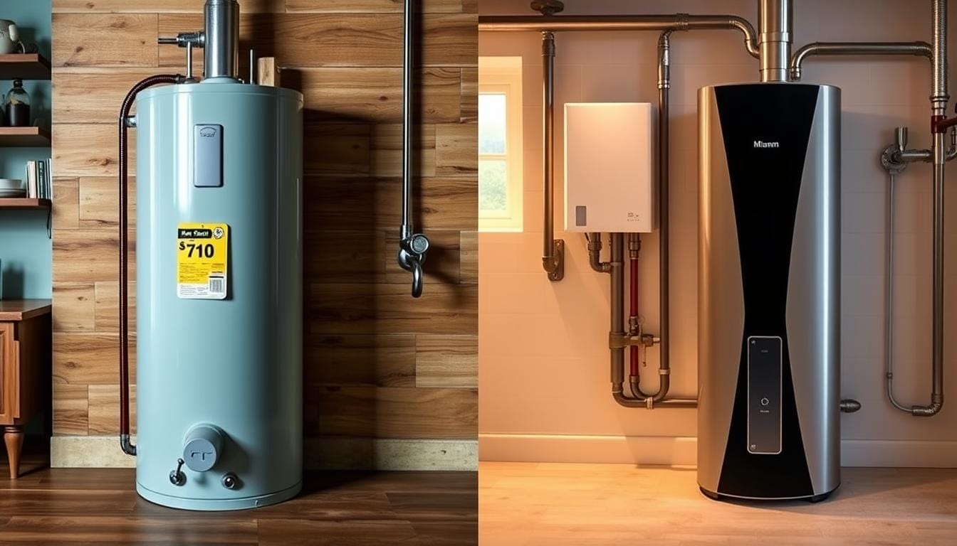 Comparing tank vs tankless cost