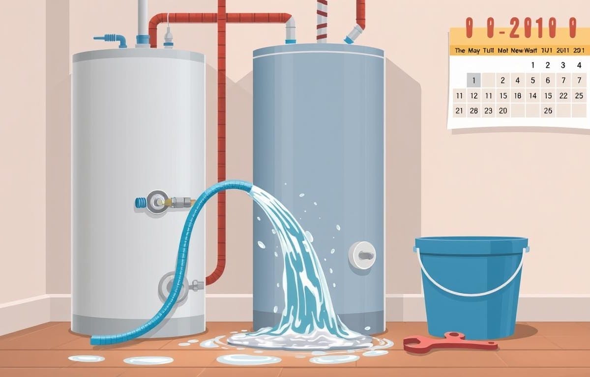 Regular water heater flush how often