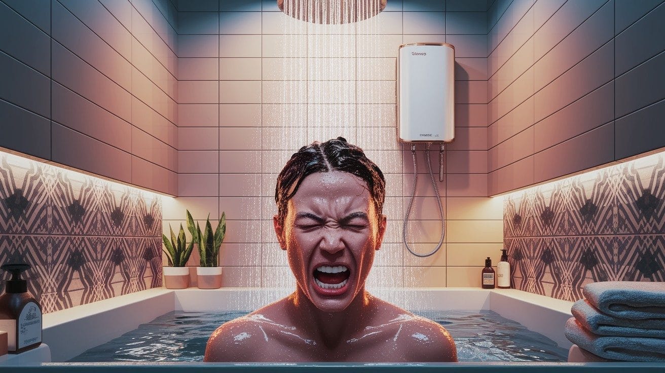 why does my tankless water heater go cold in the middle of a shower